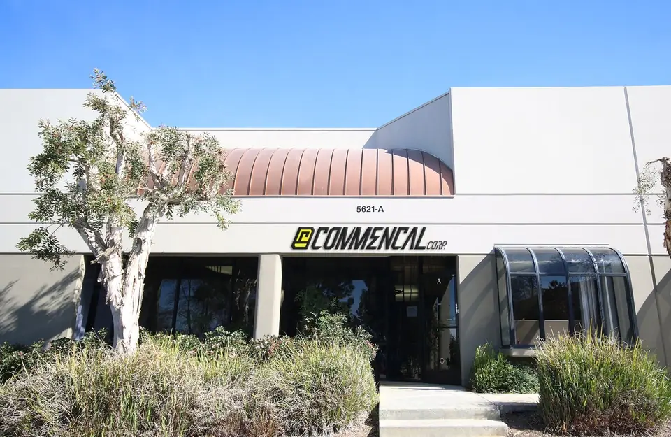 Commencal building sign mockup