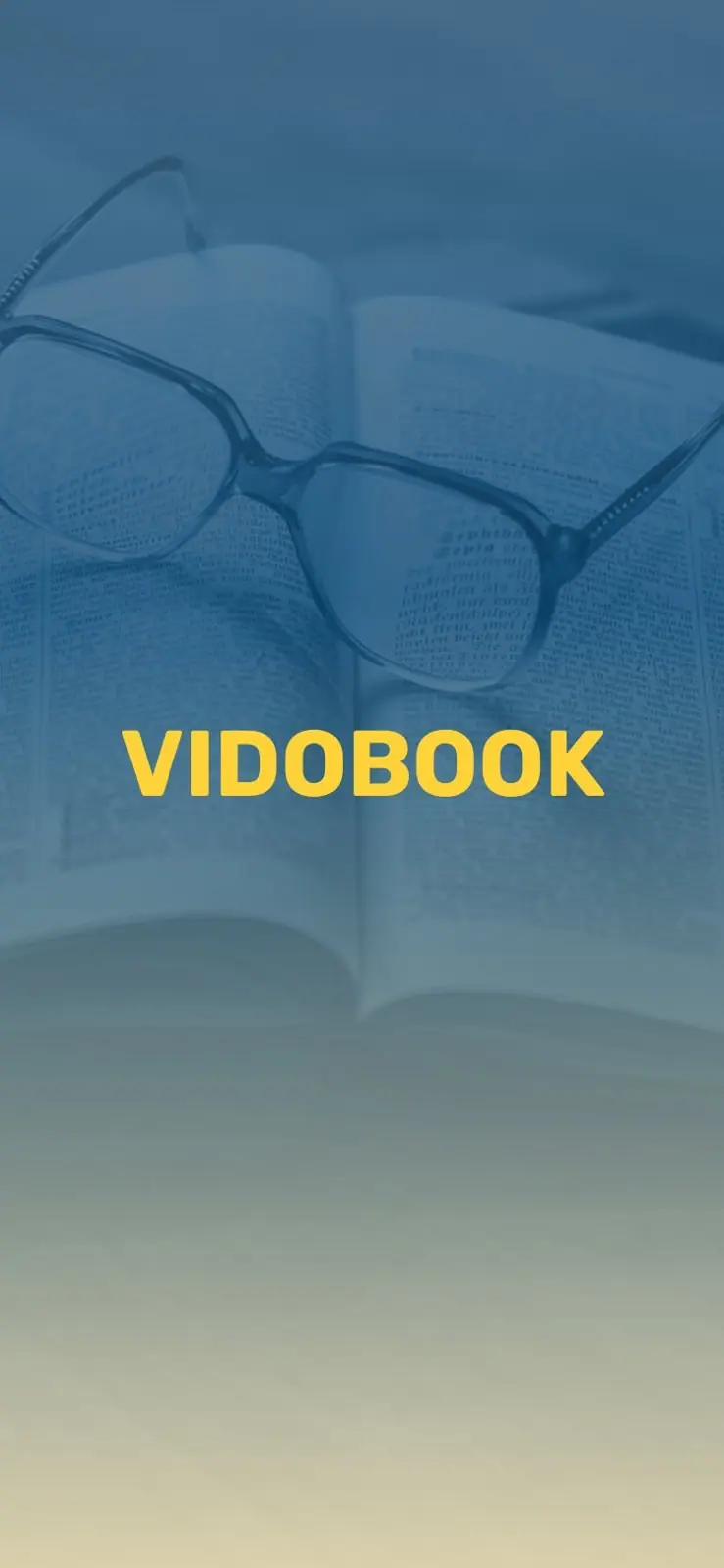 Vidobook splash screen