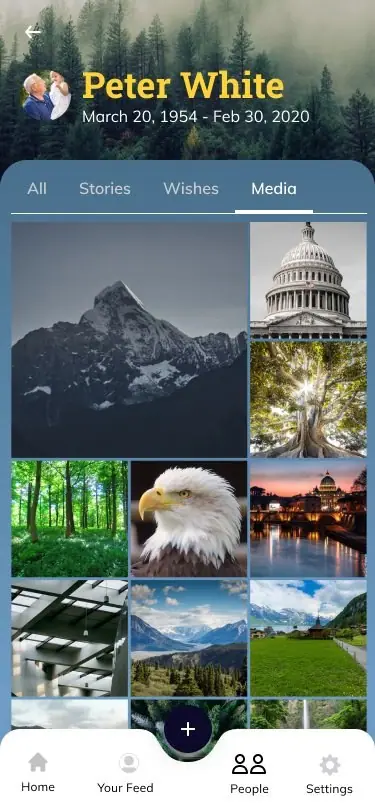 Vidobook media screen