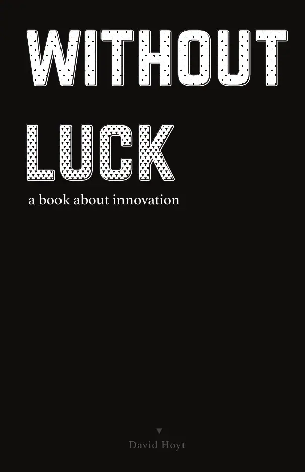 Without Luck cover option, bold type
