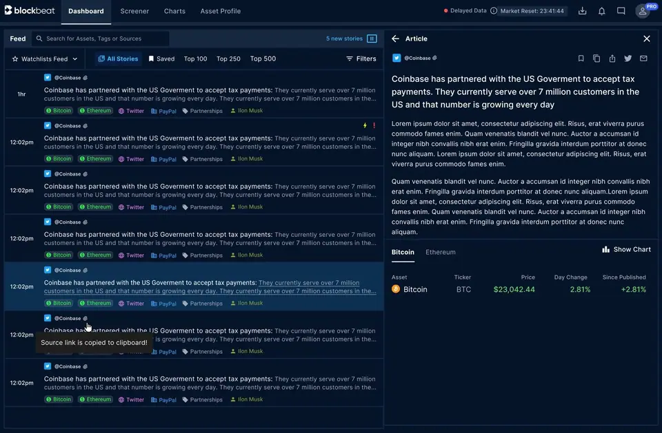 Blockbeat article view