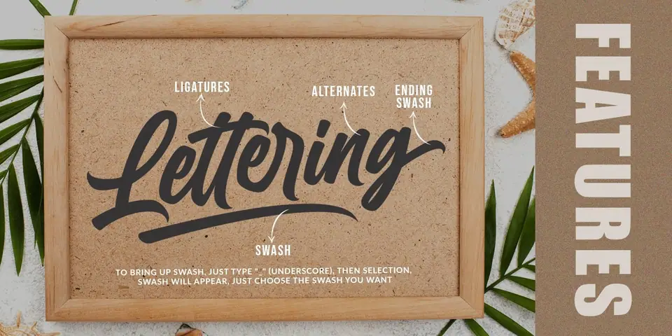 Billion Dreams poster lettering