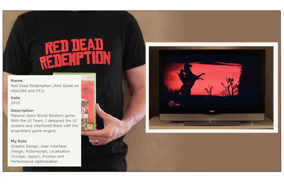 Red Dead Redemption UI, image 2 of 3
