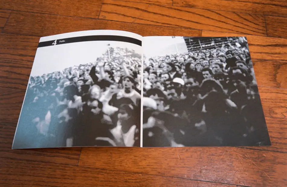 Rock photo book spread, image 1 of 7